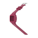 For Garmin Vivofit JR3 Silicone Pure Color Watch Band(Wine Red)