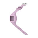 For Garmin Vivofit JR3 Silicone Pure Color Watch Band(Light Purple)
