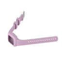 For Garmin Vivofit JR3 Silicone Pure Color Watch Band(Light Purple)