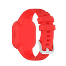 For Garmin Vivofit JR3 Silicone Pure Color Watch Band(Red)