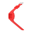 For Garmin Vivofit JR3 Silicone Pure Color Watch Band(Red)