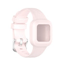 For Garmin Vivofit JR3 Silicone Pure Color Watch Band(Pink)