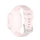 For Garmin Vivofit JR3 Silicone Pure Color Watch Band(Pink)