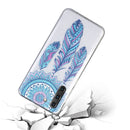 For Samsung Galaxy S21 FE Coloured Drawing Pattern Transparent TPU Protective Case(Windmill)