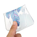 For Samsung Galaxy S21 FE Coloured Drawing Pattern Transparent TPU Protective Case(Windmill)