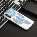 For Samsung Galaxy S21 FE Coloured Drawing Pattern Transparent TPU Protective Case(Windmill)