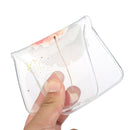 For Samsung Galaxy S21 FE Coloured Drawing Pattern Transparent TPU Protective Case(Flower)