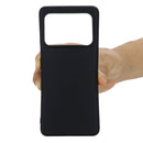 For Xiaomi Mi 11 Ultra Solid Color Liquid Silicone Dropproof Full Coverage Protective Case(Black)