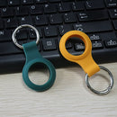 Silicone Case with Keychain Ring for AirTag(White)
