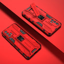 For OPPO Realme GT Supersonic PC + TPU Shock-proof Protective Case with Holder(Red)