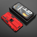 For OPPO Realme GT Supersonic PC + TPU Shock-proof Protective Case with Holder(Red)
