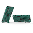 For OPPO Realme GT Supersonic PC + TPU Shock-proof Protective Case with Holder(Green)