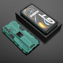For OPPO Realme GT Supersonic PC + TPU Shock-proof Protective Case with Holder(Green)