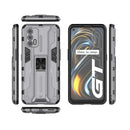 For OPPO Realme GT Supersonic PC + TPU Shock-proof Protective Case with Holder(Grey)