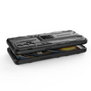 For OPPO Realme GT Supersonic PC + TPU Shock-proof Protective Case with Holder(Black)
