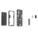 For OPPO Realme GT Supersonic PC + TPU Shock-proof Protective Case with Holder(Black)