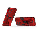 For OPPO Find X3 Supersonic PC + TPU Shock-proof Protective Case with Holder(Red)