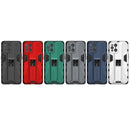 For OPPO Find X3 Supersonic PC + TPU Shock-proof Protective Case with Holder(Dark Blue)