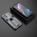 For OPPO Find X3 Supersonic PC + TPU Shock-proof Protective Case with Holder(Grey)