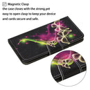 For Samsung Galaxy A22 4G Coloured Drawing Pattern Horizontal Flip PU Leather Case with Holder & Card Slots & Wallet & Lanyard(Couple Butterfly)
