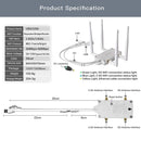 VONETS VBG1200 300Mbps+900Mbps Dual Band Wireless Router Repeater WIFI Base Station with 4 Antennas