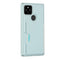 For Google Pixel 4a 5G Armor Shockproof TPU + PC Hard Case with Card Slot Holder(Light Blue)