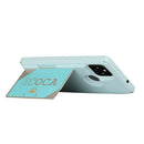 For Google Pixel 4a 5G Armor Shockproof TPU + PC Hard Case with Card Slot Holder(Light Blue)