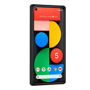 For Google Pixel 5 Armor Shockproof TPU + PC Hard Case with Card Slot Holder(Black)