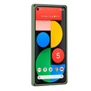 For Google Pixel 5 Armor Shockproof TPU + PC Hard Case with Card Slot Holder(Green)