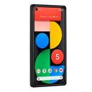 For Google Pixel 5 Armor Shockproof TPU + PC Hard Case with Card Slot Holder(Black Blue)