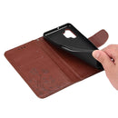 For Samsung Galaxy A32 4G Butterfly Flower Pattern Horizontal Flip Leather Case with Holder & Card Slots & Wallet(Green)