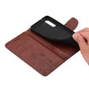 For Samsung Galaxy S21 FE Butterfly Flower Pattern Horizontal Flip Leather Case with Holder & Card Slots & Wallet(Grey)