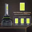 P1 9006 1 Pair 9V-36V / 36W / 6000K / 6000LM White Light IP68 Waterproof Car LED Headlight