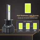 P1 H1 1 Pair 9V-36V / 36W / 6000K / 6000LM White Light IP68 Waterproof Car LED Headlight