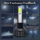 P1 H1 1 Pair 9V-36V / 36W / 6000K / 6000LM White Light IP68 Waterproof Car LED Headlight