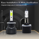 P1 880 1 Pair 9V-36V / 36W / 8000K / 6000LM IP68 Waterproof Car LED Headlight