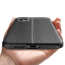 For vivo V21 Litchi Texture TPU Shockproof Case(Black)