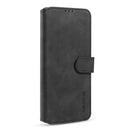 For Samsung Galaxy A32 4G DG.MING Retro Oil Side Horizontal Flip Leather Case with Holder & Card Slots & Wallet(Black)