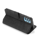 For Samsung Galaxy A32 4G DG.MING Retro Oil Side Horizontal Flip Leather Case with Holder & Card Slots & Wallet(Black)