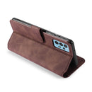 For Samsung Galaxy A32 4G DG.MING Retro Oil Side Horizontal Flip Leather Case with Holder & Card Slots & Wallet(Coffee)