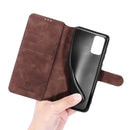 For Samsung Galaxy A32 4G DG.MING Retro Oil Side Horizontal Flip Leather Case with Holder & Card Slots & Wallet(Coffee)