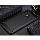 For Motorola Moto G50 Brushed Texture Carbon Fiber TPU Case(Black)