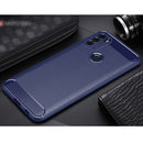 For Motorola Moto G50 Brushed Texture Carbon Fiber TPU Case(Blue)