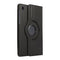 For Samsung Galaxy A7 Lite T220 360 Degree Rotation Litchi Texture Flip Leather Case with Holder(Black)