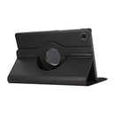 For Samsung Galaxy A7 Lite T220 360 Degree Rotation Litchi Texture Flip Leather Case with Holder(Black)