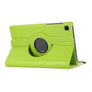 For Samsung Galaxy A7 Lite T220 360 Degree Rotation Litchi Texture Flip Leather Case with Holder(Green)