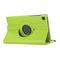 For Samsung Galaxy A7 Lite T220 360 Degree Rotation Litchi Texture Flip Leather Case with Holder(Green)