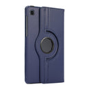 For Samsung Galaxy A7 Lite T220 360 Degree Rotation Litchi Texture Flip Leather Case with Holder(Blue)