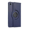For Samsung Galaxy A7 Lite T220 360 Degree Rotation Litchi Texture Flip Leather Case with Holder(Blue)