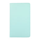 For Samsung Galaxy A7 Lite T220 360 Degree Rotation Litchi Texture Flip Leather Case with Holder(Sky Blue)